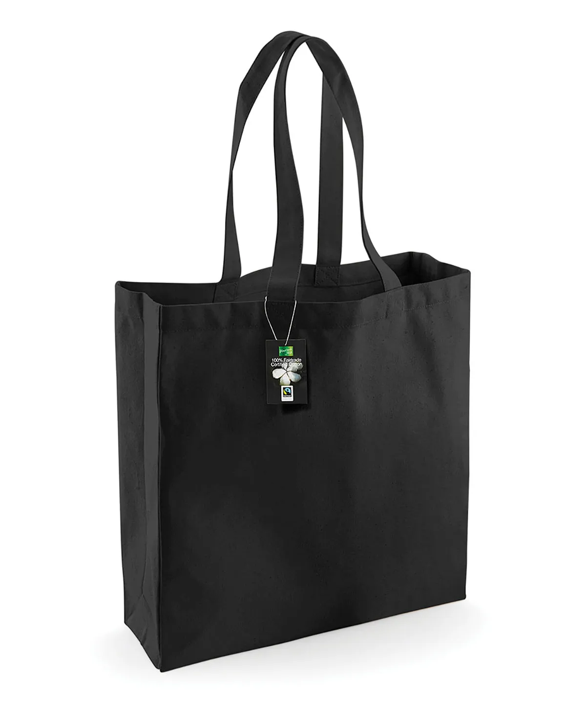Black - Fairtrade cotton classic shopper