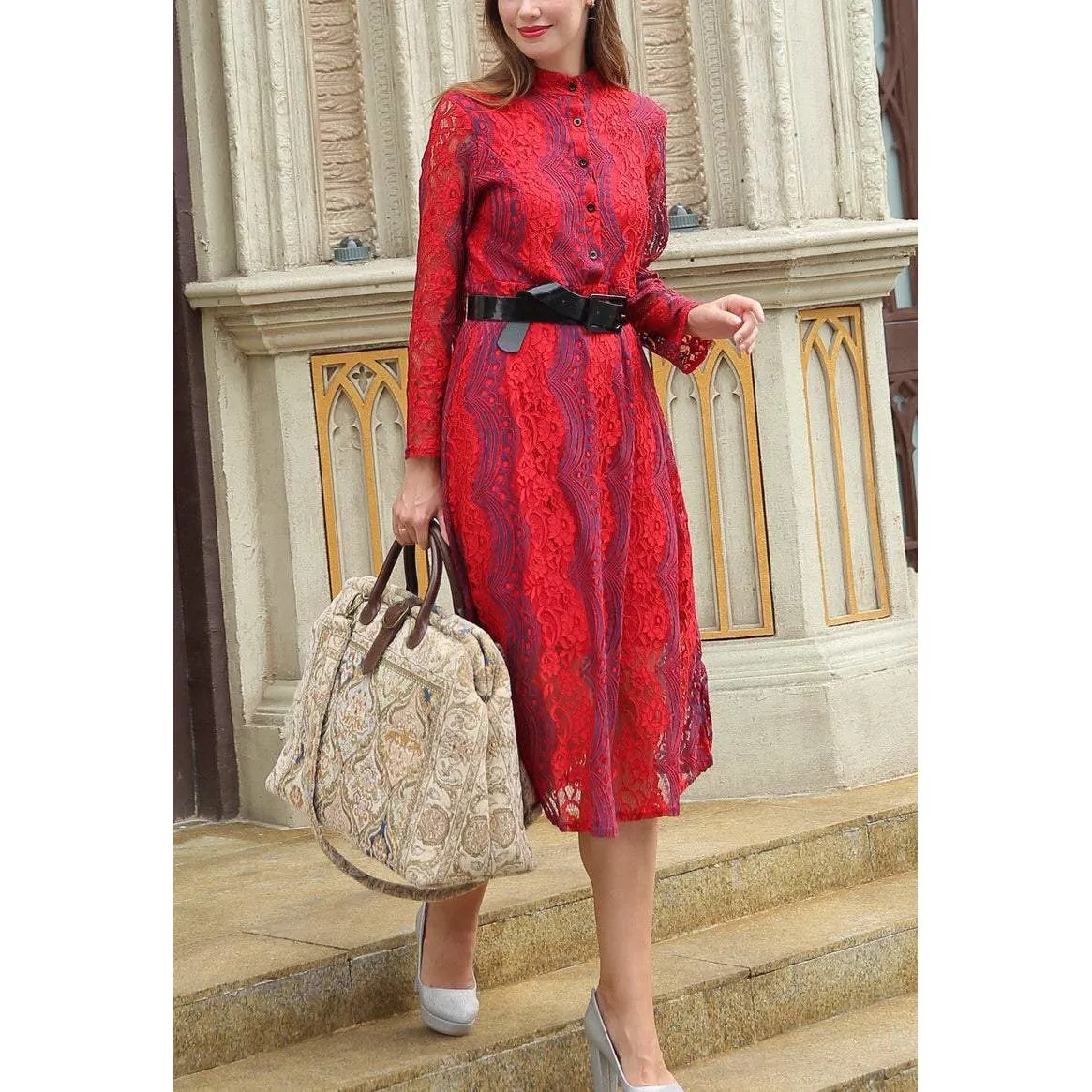 Mary Poppins Carpet Bag Golden Age Beige