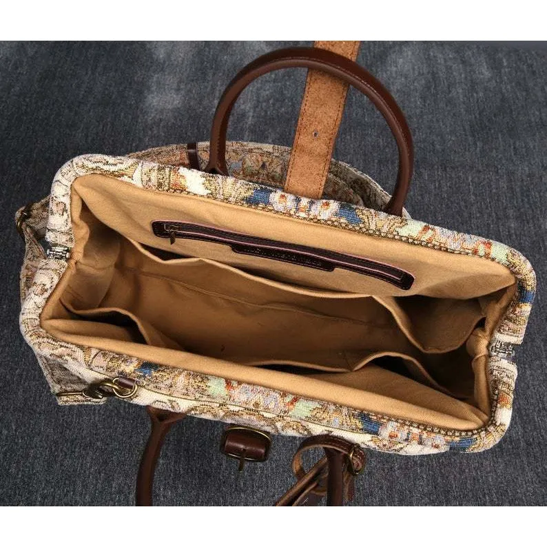 Mary Poppins Carpet Bag Golden Age Beige