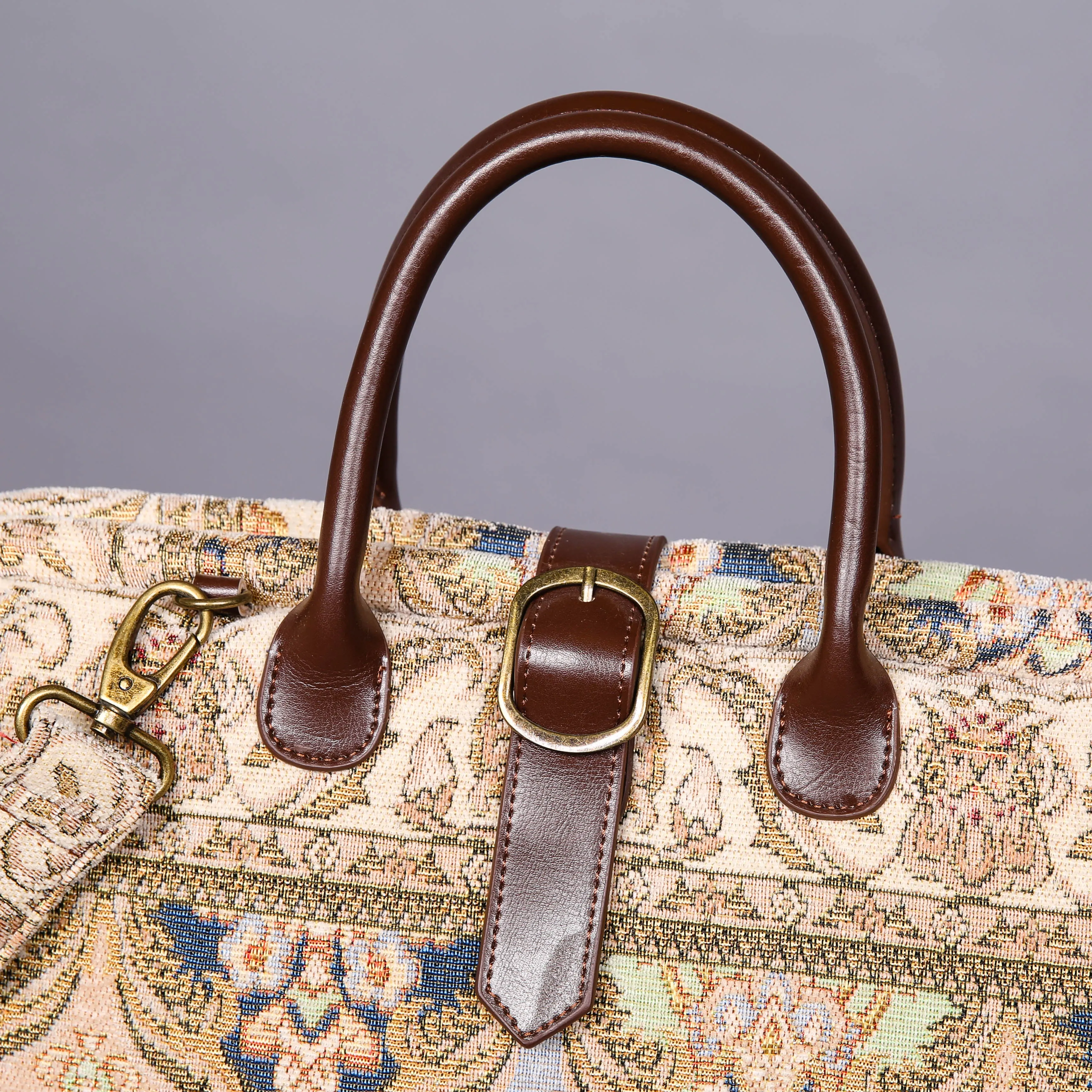 Mary Poppins Carpet Bag Golden Age Beige