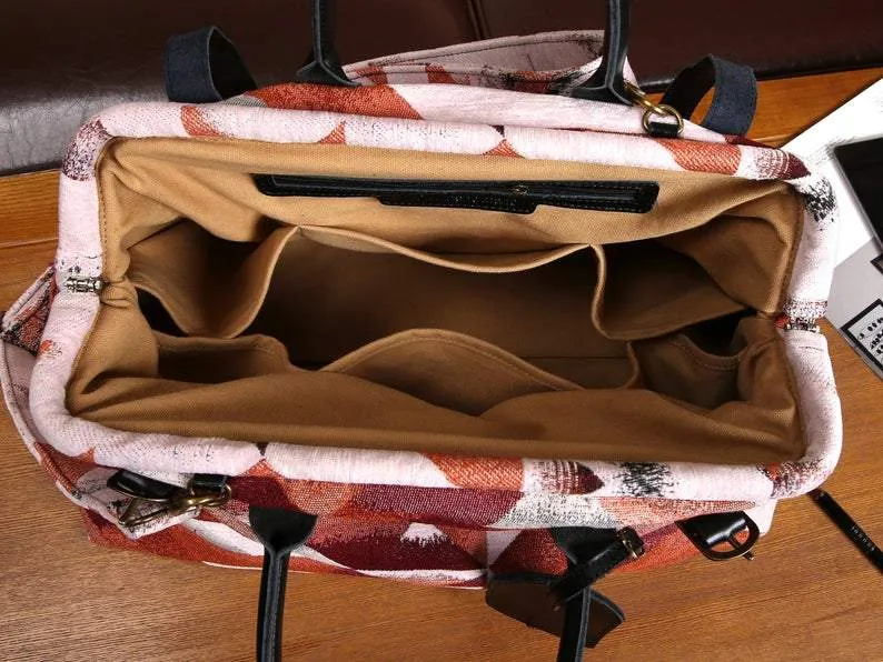 Men's Carpet Bag Geometric Coral
